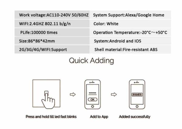 Smart Life DS-102JL 3 Gang WiFi Smart Switch - Image 3