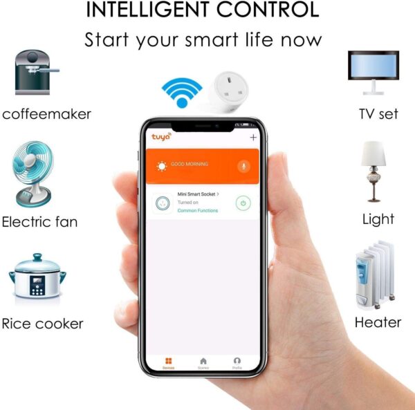 Smart Wifi Plug Socket iOS Android App Remote Control Works with Amazon Alexa/Echo Google Home/Assistant IFTTT White - Image 3