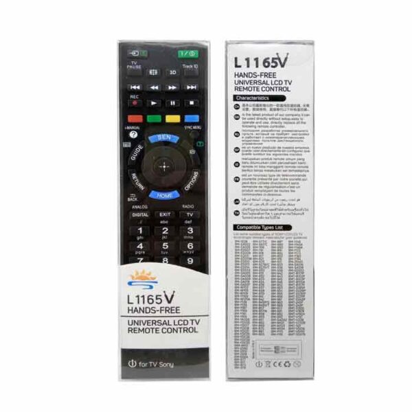 Sony TV Compatible Remote - L 1165 LCD LED TV Universal Remote Control - Image 2