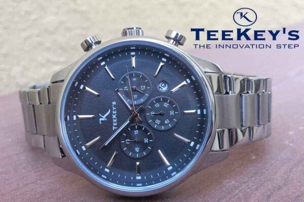 TEEKEYS TK3160 Men Luxury Brand Stainless steel Chronograph  Watch With Dual tone Color -C2