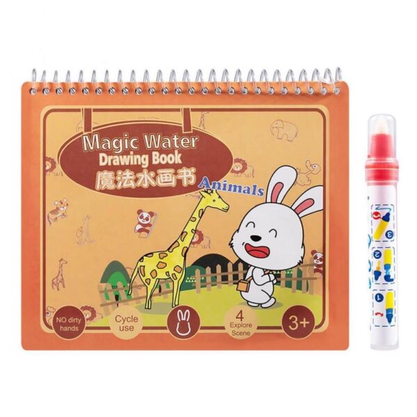 Tumama Kids Magic Water Drawing Book - Animals