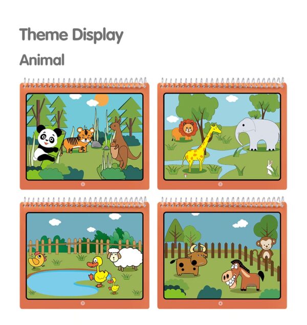 Tumama Kids Magic Water Drawing Book - Animals - Image 2