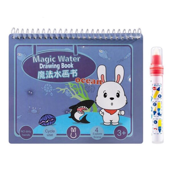 Tumama Kids Magic Water Drawing Book - Ocean