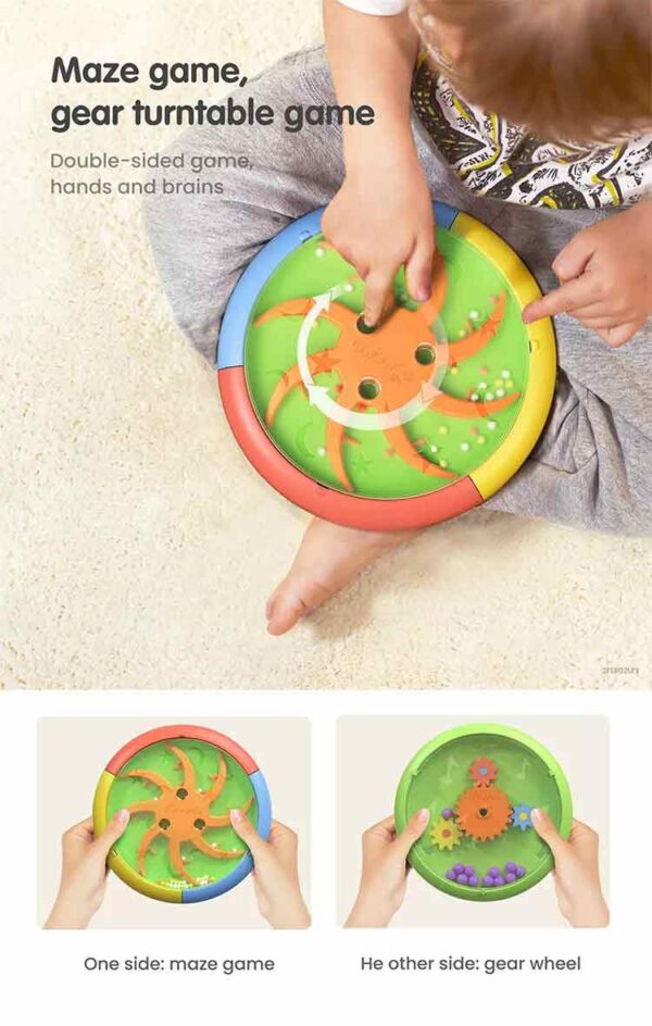 Tumama TM138 Hand drum Musical Instrument 3 in 1 Multifunctional Toys - Image 3