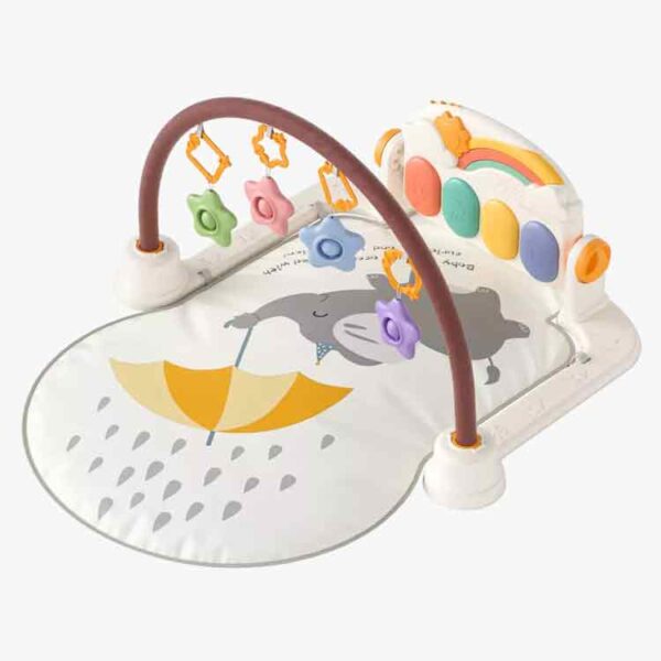 Tumama TM240 Soft Baby Play Mat Baby Activity Gym Piano Sleeping Mat With Star Shape Rattle Toys