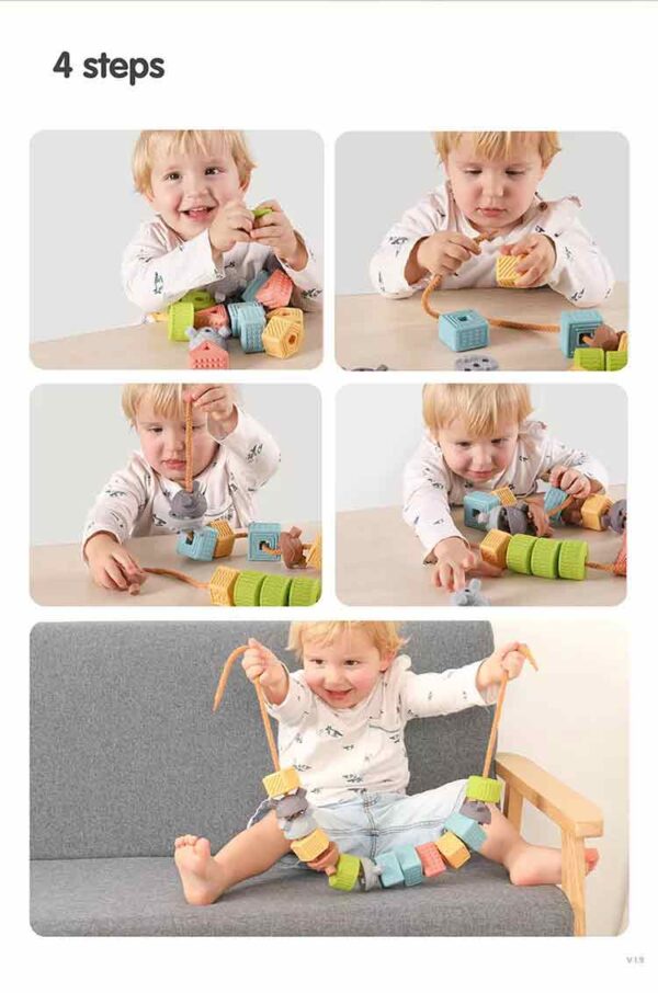 Tumama TM261 18 Pcs String Threading Beads Toy - Image 2