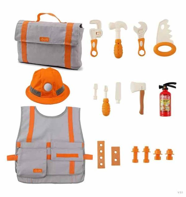 Tumama TM269 Pretend Play Tool Set- Kids Construction Tool Toys Set