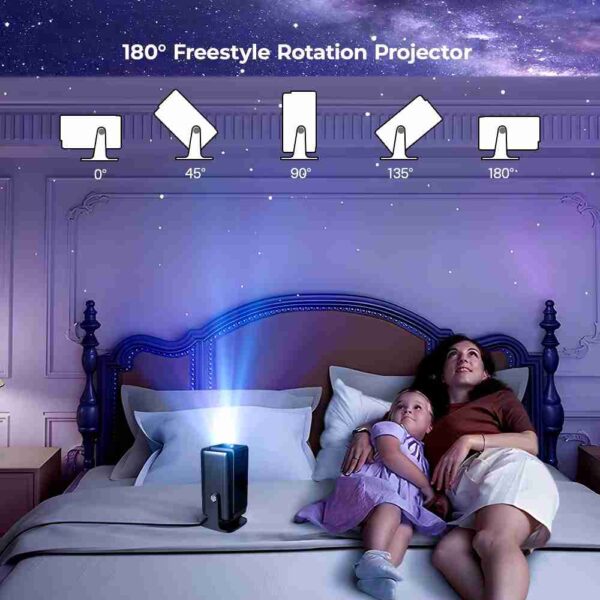 Volto Sun 602 Android Projector - 1080p Full HD Smart Home Cinema Projector - Image 3