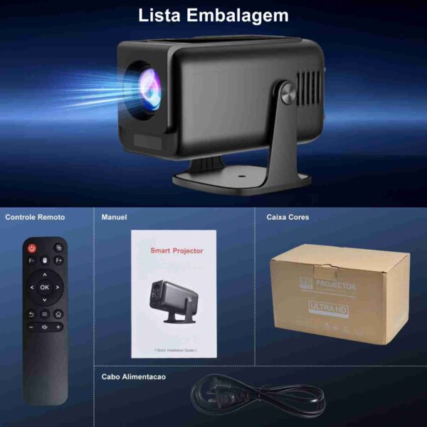 Volto Sun 602 Android Projector - 1080p Full HD Smart Home Cinema Projector - Image 2