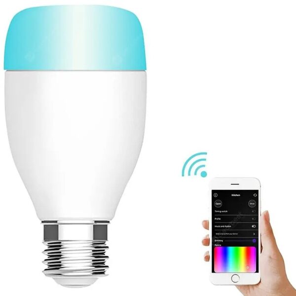 LE7 WiFi Smart Bulb compatible with Alexa Google Home - Crystal Cream - Image 2