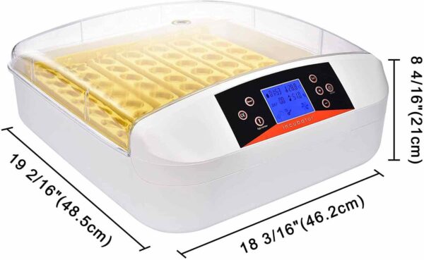 YZ-56S HHD Egg Incubator - Fully Automatic 56 Eggs Mini Incubator - Image 3