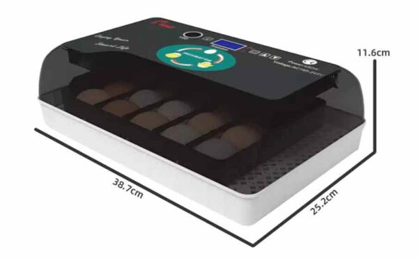 YZ9-20 HHD Egg Incubator - Fully Automatic 20 Eggs Mini Incubator - Image 2