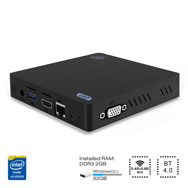 Beelink Z85V Licensed Windows 10 64Bit Intel Atom X5 Z8350 4K MINI PC 4GB/64GB 2.4G/5.8G WIFI Gigabit LAN Bluetooth HDMI USB3.0 - Image 2