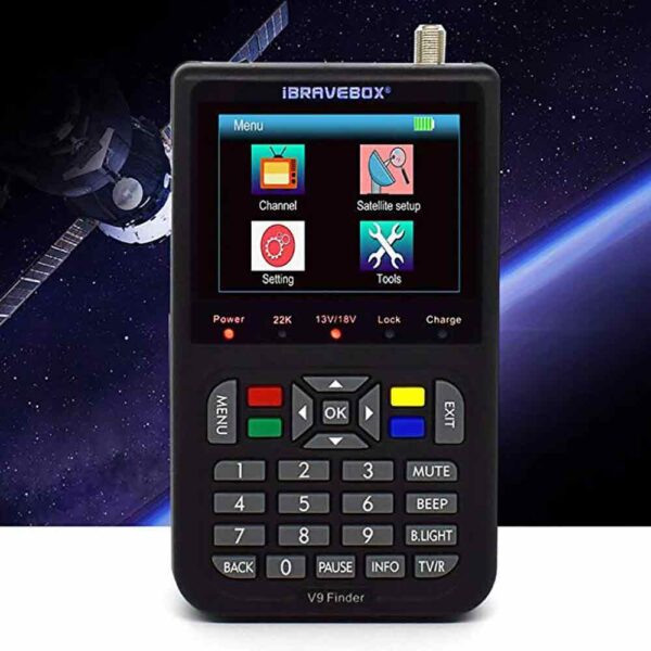 iBRAVEBOX V9 Finder HD Digital Satellite Finder DVB-S/S2 H.265 Signal Meter