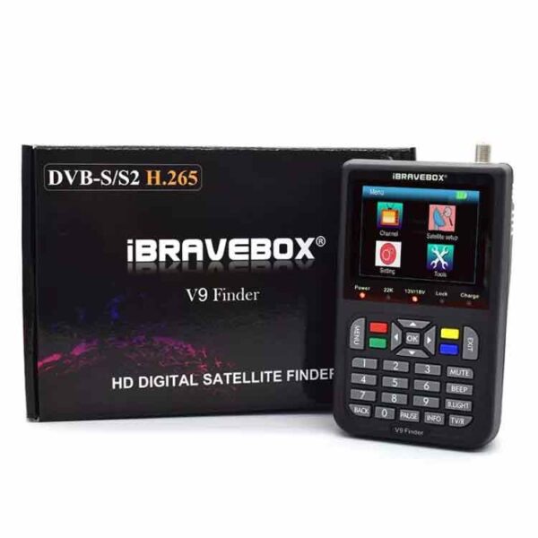 iBRAVEBOX V9 Finder HD Digital Satellite Finder DVB-S/S2 H.265 Signal Meter - Image 3