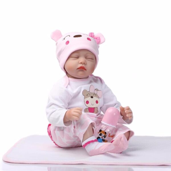 22" Reborn Baby Doll Soft Vinyl Silicone Newborn Baby Doll Girl Toy Gift Dolls