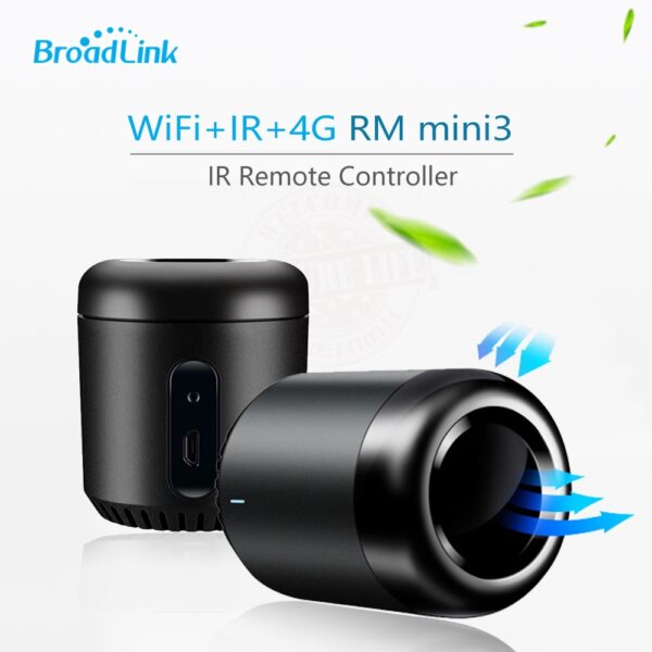 Broadlink RM Mini 3 Smart Home Universal Intelligent WiFi/IR/4G Wireless Remote Control Switch RM mini3 Via Phone Android and iPhone IOS